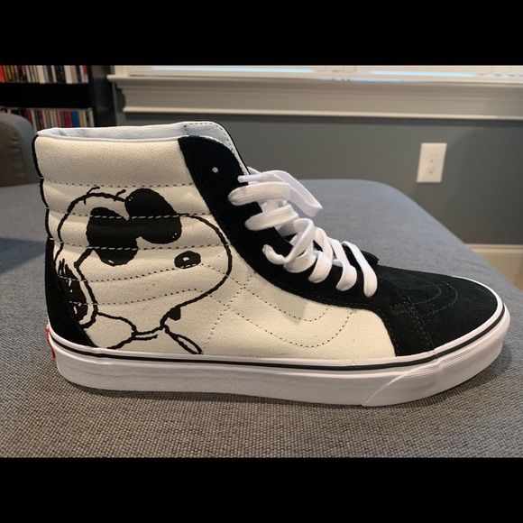 snoopy vans high tops
